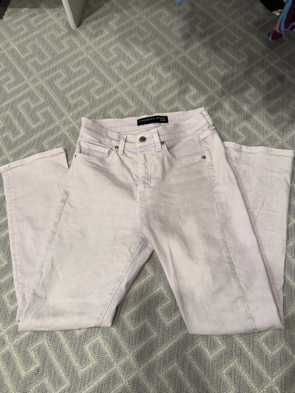 Veronica Beard Jeans in Soft Lavender